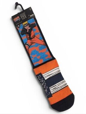 Odd Sox Naruto Shippuden Naruto Hand Seal Mens Crew Socks